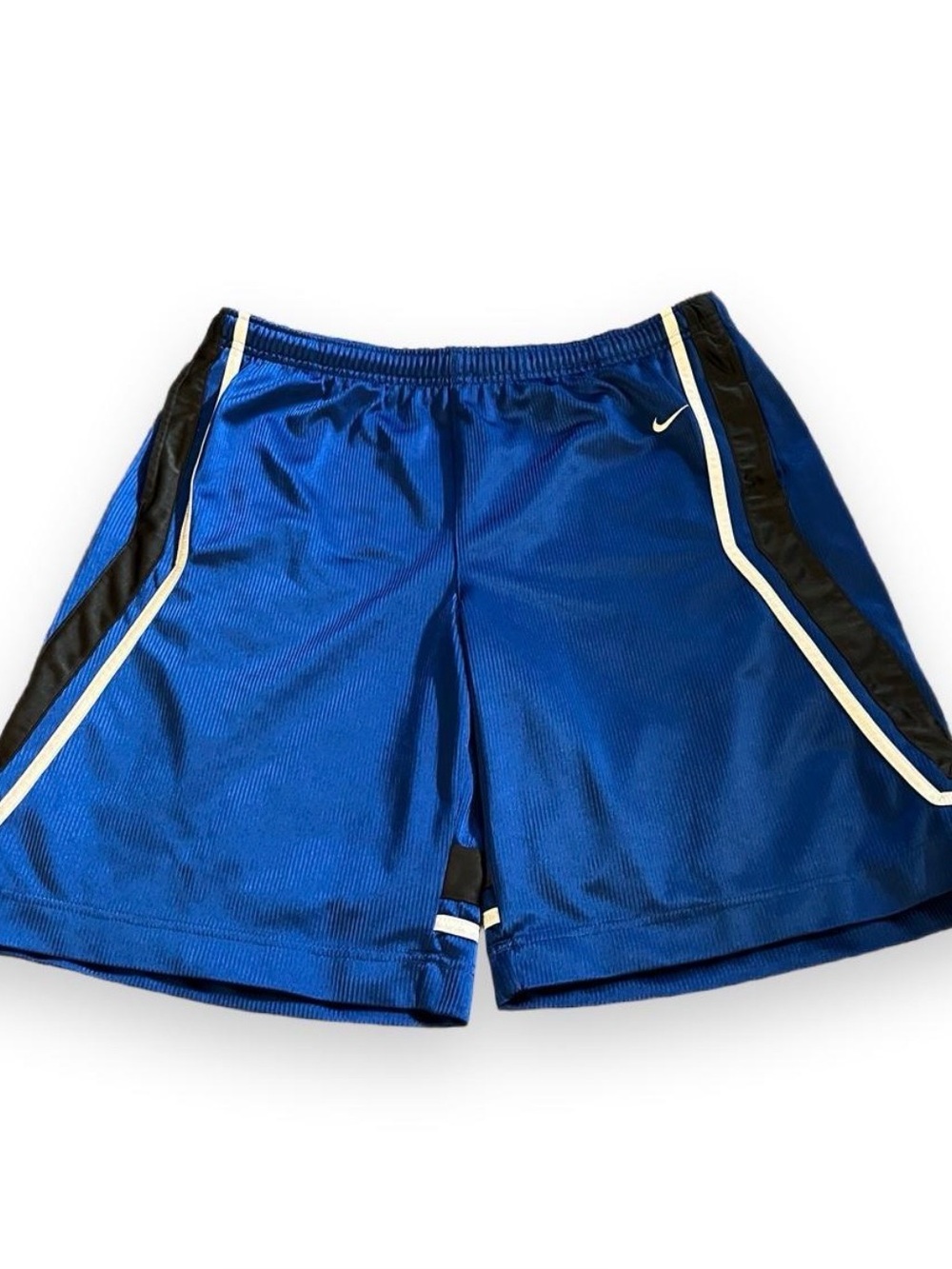 Vintage Nike Dazzle Basketball Shorts Medium Mens Blue Y2K Baggy Basketball